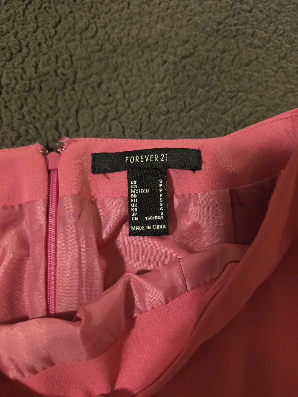 Forever 21 Hot Pink Stretch Mini Skirt